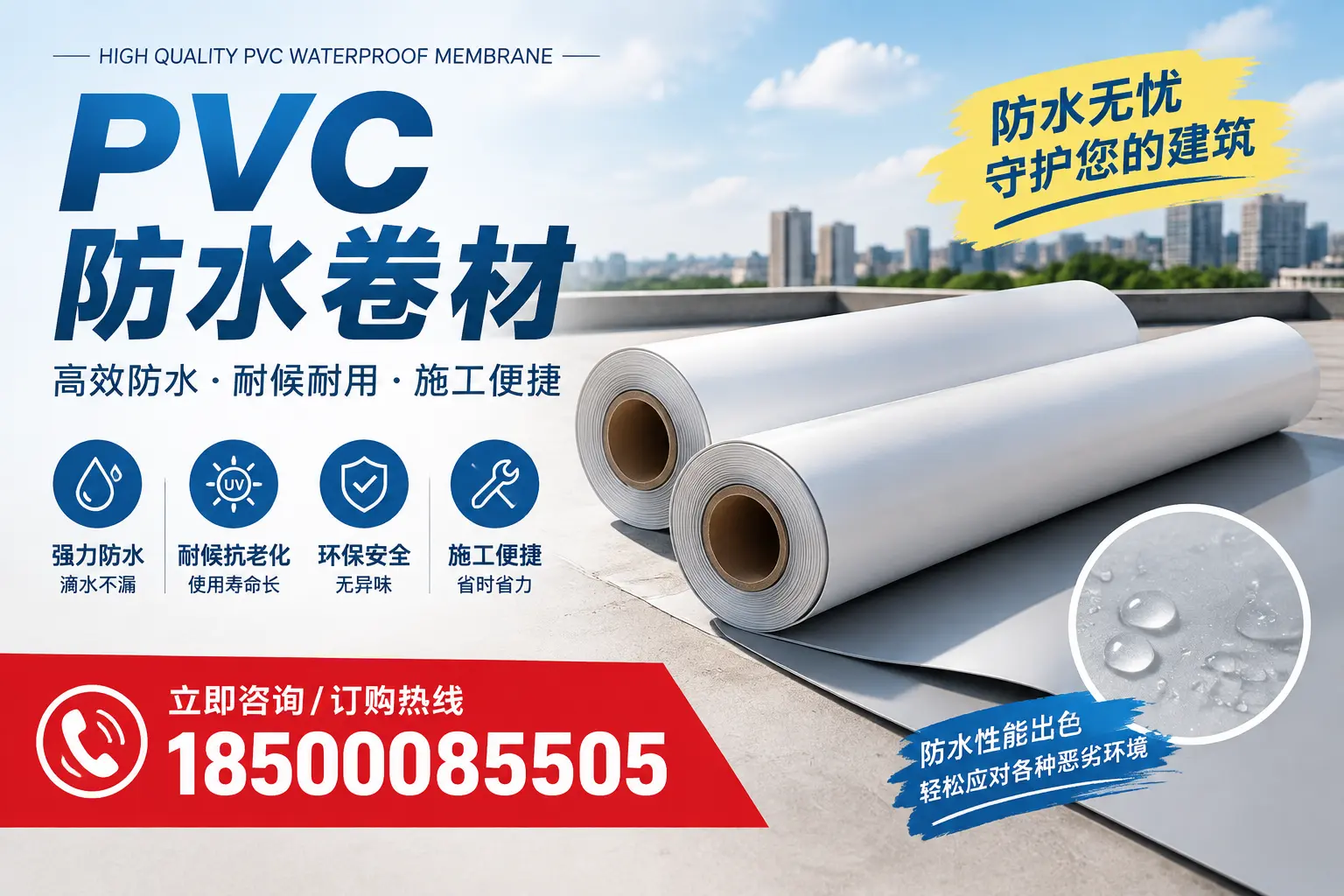 如何正确储存PVC防水卷材？喀什用户的实用建议